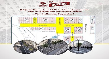 Bandırma Belediyesi, Sevgi Yolu'nda kaldırım ve peyzaj çalışmalarına başlıyor