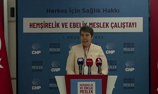 CHP'de Hemşirelik ve Ebelik Meslek Çalıştayı... CHP Genel Başkan Yardımcısı Şahbaz: