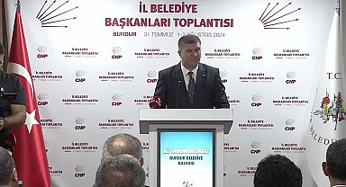 CHP İl Belediye Başkanları Toplantısı... Genel Başkan Yardımcısı Zeybek: