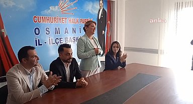 CHP Kadın Kolları Genel Başkanı Asu Kaya, memleketi Osmaniye’de partililerle buluştu