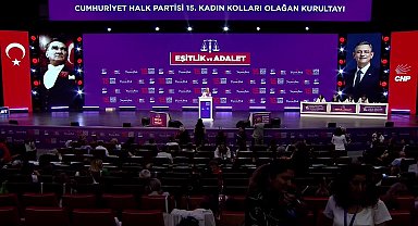 CHP Kadın Kolları Kurultayı... Başkan adayı Aylin Nazlıaka: 