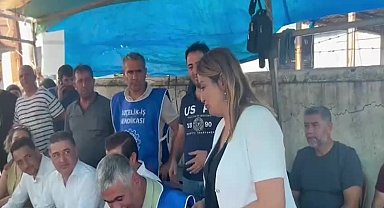 CHP Milletvekili Kara, Hatay’da grevde olan işçileri ziyaret etti