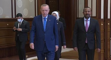 Cumhurbaşkanı Erdoğan, Etiyopya Başbakanı Abiy Ahmed Ali ile görüştü 