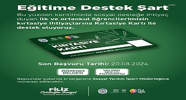 Efes Selçuk Belediyesi, 'Kırtasiye Kartı' ile öğrencilerin yanında