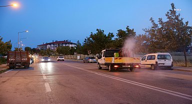 Eskişehir Büyükşehir, ilaçlama çalışmalarını sürdürüyor
