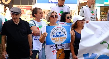 Eskişehirli emeklilerden 'siyanürlü maden' protestosu: 