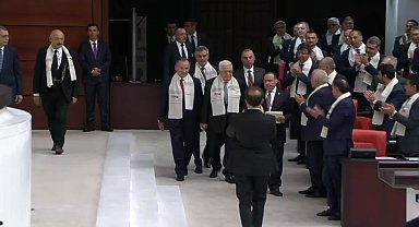 Filistin Devlet Başkanı Mahmud Abbas, TBMM'de konuştu: 
