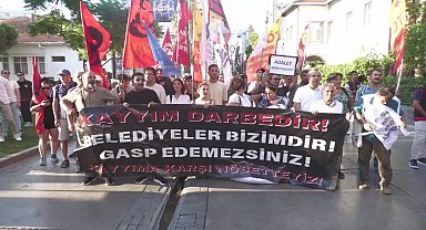 Hakkari Belediyesi'ne kayyum atanması, İzmir'de protesto edildi