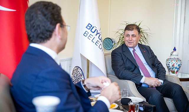 İBB Başkanı İmamoğlu, İzmir Büyükşehir Belediye Başkanı Tugay'ı ziyaret etti