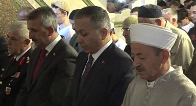 İçişleri Bakanı Yerlikaya, Edirne’de Haniye için kılınan gıyabi cenaze namazına katıldı