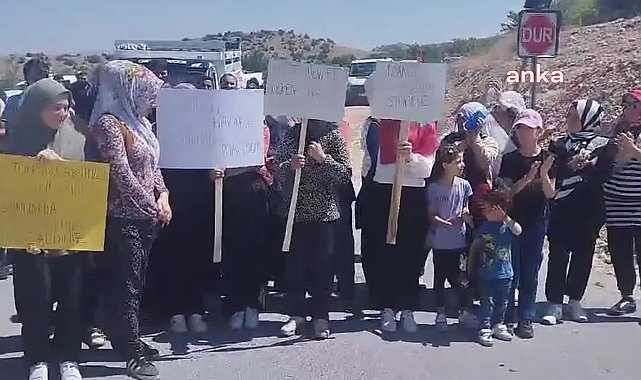 İliç’te işten çıkartılan işçilerden protesto...