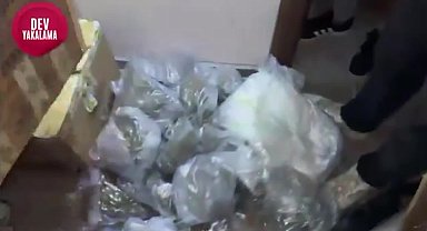 İzmir'de 124 kg esrar, 350 bin adet sentetik ecza ele geçirildi