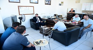 Kahramankazan Belediye Başkanı Çırpanoğlu toplu ulaşım esnafını ziyaret etti