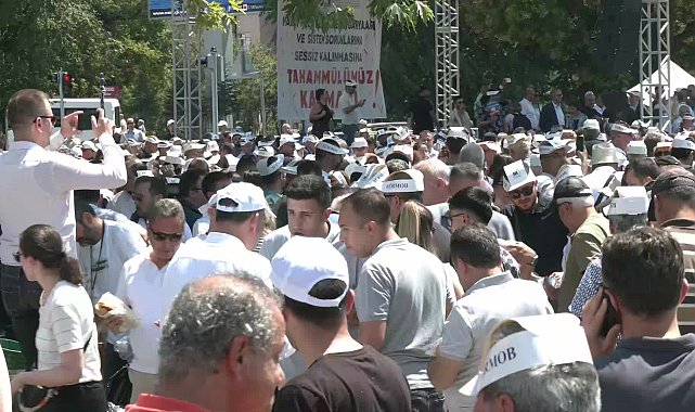 Mali müşavirler, Ankara'da miting düzenledi... Emre Kartaloğlu,