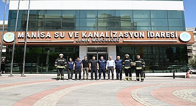 Manisa Su ve Kanalizasyon İdaresi yangın tatbikatı düzenledi