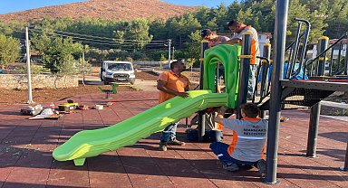 Marmaris Belediyesi, Değirmenyanı'nda park yapımının son aşamasına geldi