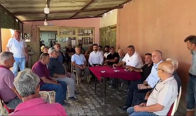 Ömer Fethi Gürer, Niğde'de çiftçilerle görüştü: Su sorunu artıyor