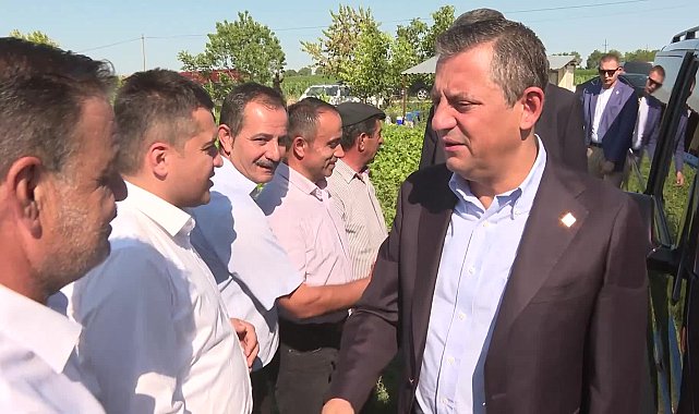 Özel, Burdur’da üreticilerin sorunlarını dinledi: