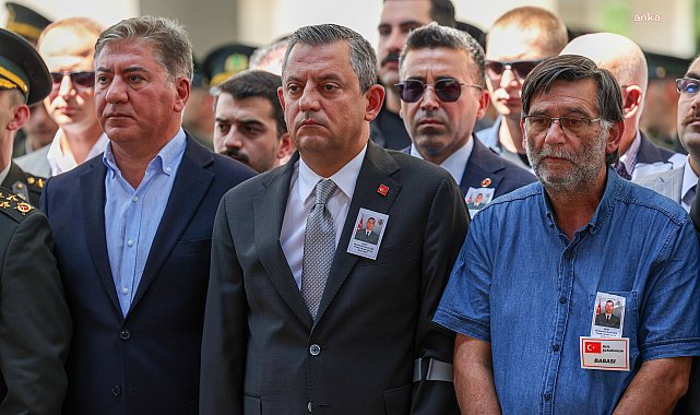 Özgür Özel, Piyade Uzman Çavuş Muhammed Emin Önk’ün cenaze törenine katıldı