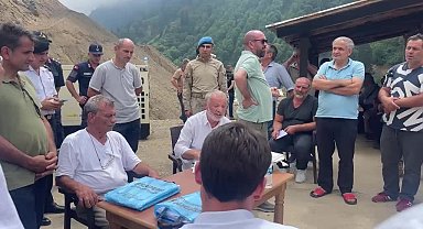 Rize Sel Kapanı İçme Suyu Gölet Projesi'nin ''ÇED Gerekli Değildir'' kararına köylülerden tepki: 