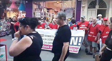 Samsun'da sendikalardan Gratis işçilerine destek