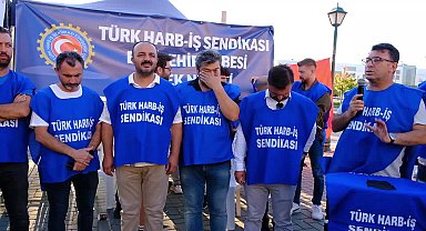 Savunma sanayi işçileri Ulus Anıtı’nda sorunlarını konuştu: “Kiramı ödeyemiyorum”