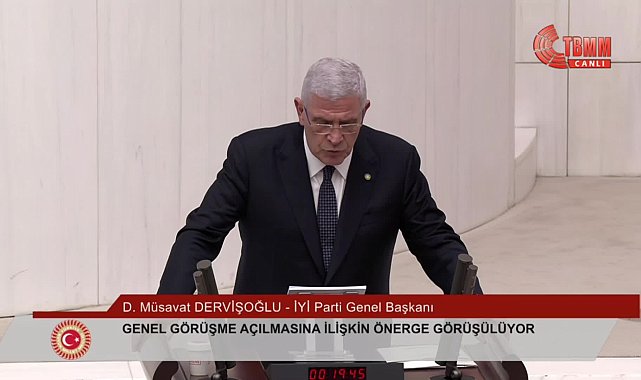 TBMM'nin olağanüstü toplantısı... Müsavat Dervişoğlu: