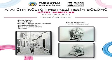 Turgutlu'da Güzel Sanatlara Hazırlık Kursu'na kayıtlar başladı 