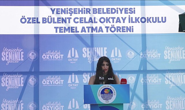 Yenişehir Belediyesi 320 öğrenci kapasiteli ilkokulun temelini attı