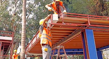 Alanya Belediyesi Halk Bahçesi açılışa gün sayıyor 