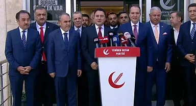 Ali Babacan, Yeniden Refah Partisi Genel Başkanı Erbakan'ı ziyaret etti