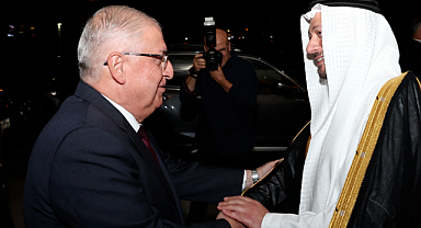 Bakan Güler ve beraberindeki heyet, Suudi Arabistan Milli Birlik Günü resepsiyonuna katıldı