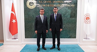 Bakanı Kurum, İBB Başkanı İmamoğlu ile görüştü