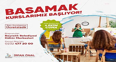 Bayraklı'da ücretsiz kültür-sanat kursları başlıyor 