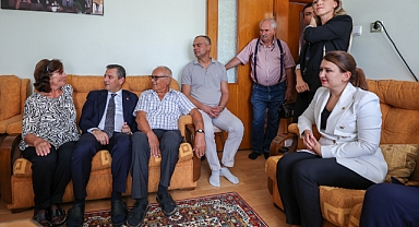 Özgür Özel, Tayfun Kahraman'ın ailesini ziyaret etti: 