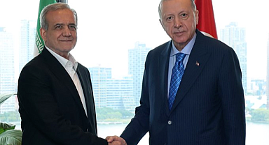 Cumhurbaşkanı Erdoğan, İran Cumhurbaşkanı Pezeşkiyan ile New York'ta bir araya geldi