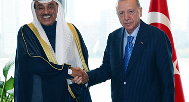 Cumhurbaşkanı Erdoğan, New York'ta Kuveyt Veliaht Prensi Şeyh al Sabah ile görüştü 