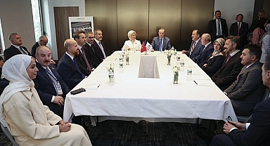 Cumhurbaşkanı Erdoğan, New York'ta TURKEN Foundation'ın yurt binasını ziyaret etti