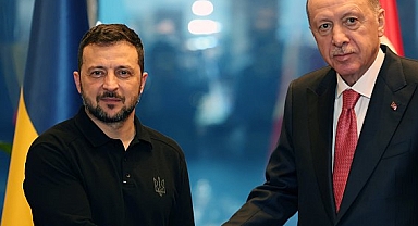 Cumhurbaşkanı Erdoğan, Ukrayna Devlet Başkanı Zelenski ile görüştü