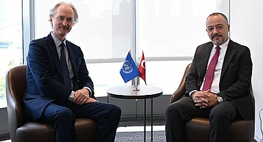 Dışişleri Bakan Yardımcısı Yılmaz, BM Genel Sekreteri'nin Suriye Özel Temsilcisi Pedersen ile görüştü