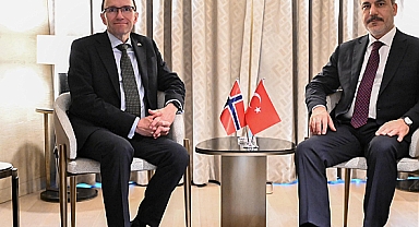 Dışişleri Bakanı Fidan, Norveç Dışişleri Bakanı Eide ile görüştü