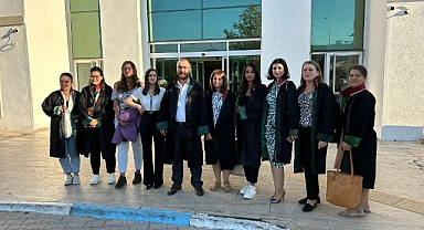 Eşi Sinem Dönmez'i bıçaklayan sanık hakim karşısında... Sinem Dönmez: 