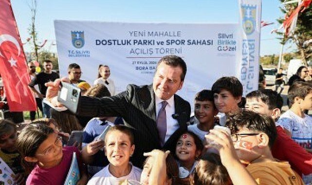 Silivri Belediyesi, Dostluk Parkı ve Spor Sahası'nı hizmete açtı