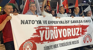 THTM'nin NATO'ya karşı yürüyüşü, Mamak Natoyolu'nda devam etti