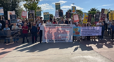 TOKİ mağdurları bir kez daha meydanlara indi, sabit ödeme ve yüzde 1 KDV istedi