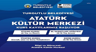Turgutlu Belediyesi'nin yeni dönem kurslarına kayıtlar başlıyor