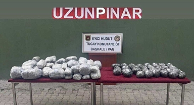 Van hudut hattında 57 kg uyuşturucu madde ele geçirildi