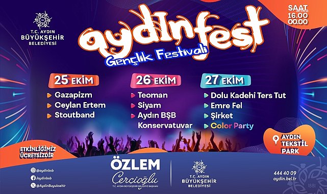 Aydınfest için geri sayım başladı