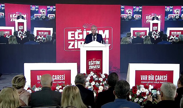 CHP'nin Eğitim Zirvesi...Mansur Yavaş: ''Yapılacak erken seçimle tekrar Cumhuriyet’in kurucu ayarlarına dönecek şekilde bir sistem mutlaka kurulacak''