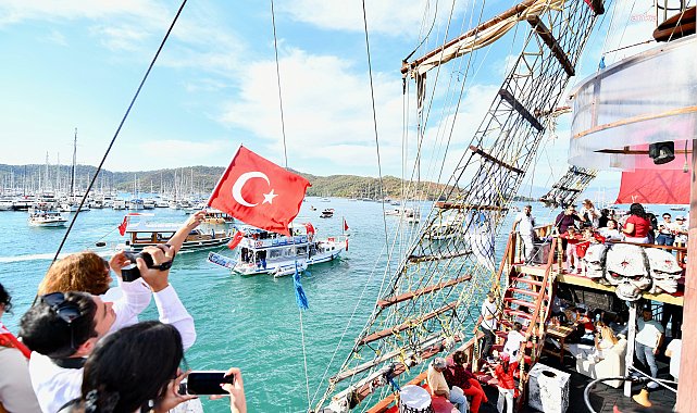 Fethiye'de Cumhuriyet Bayramı coşkusu yaşandı